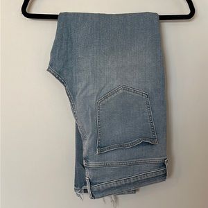 Light Wash Gap Vintage Slim Cigarette High Rise Jeans